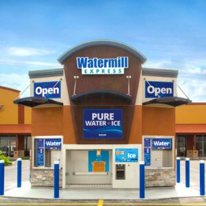 Watermill Express water and ice kiosk